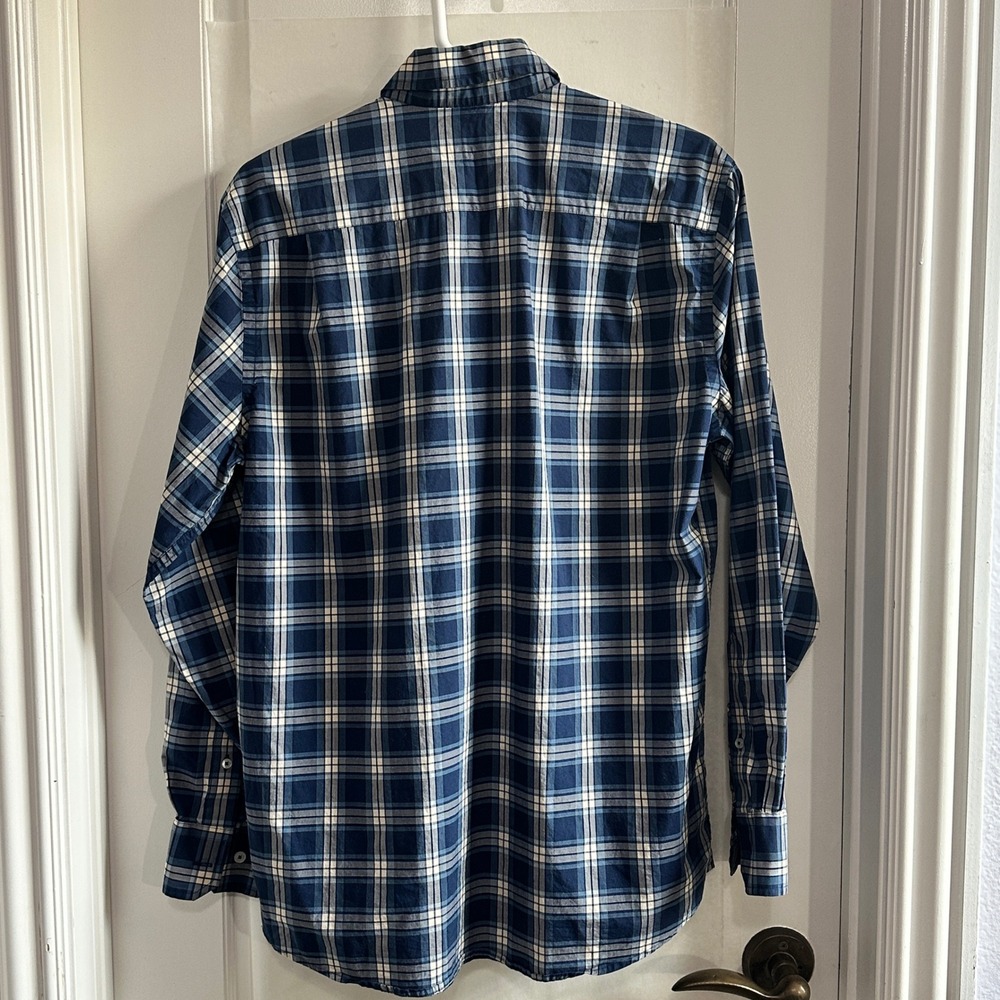Southern Tide Mens Plaid Long Sleeve Button Down Cotton Shirt Classic Fit Medium - Picture 5 of 10